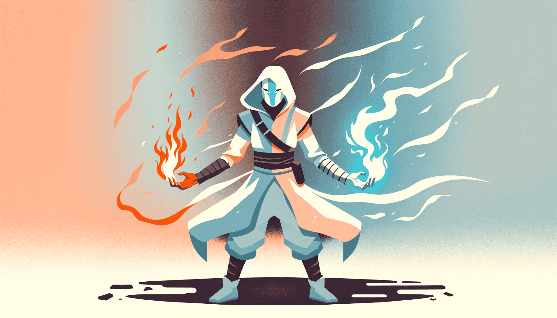 Elemental champion in action